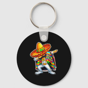Chaveiro Feliz cinco de maio rapaz fazendo dabbing homem me