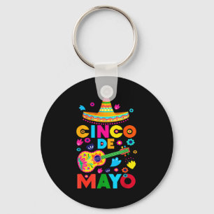 Chaveiro Feliz cinco de maio sombrero mexicano violãoFeliz 