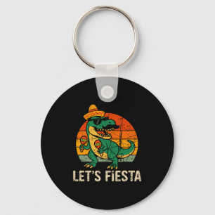 Chaveiro Feliz cinco de mayo dino t-rex mexicano festa meni
