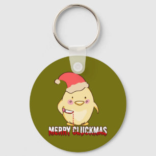 Chaveiro Feliz Cluckmas, Galinha de Natal Engraçada