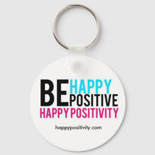 Chaveiro feliz da positividade