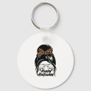 Chaveiro Feliz Dia das Bruxas 2021 Halloween Leopard Mãe