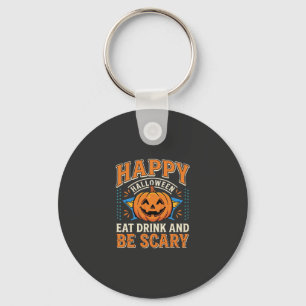 Chaveiro Feliz Dia das Bruxas Abóbora Comer Beber Ser Assus