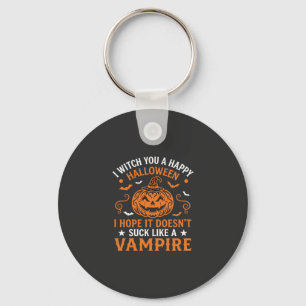 Chaveiro Feliz Dia das Bruxas Abóbora de Vampiro Chapéu de