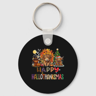 Chaveiro Feliz Dia das Bruxas Dia de Ação de Graças Natal V