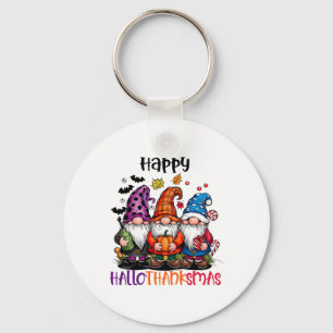 Chaveiro Feliz Dia das Bruxas Felizes dos Gnomos Felizes
