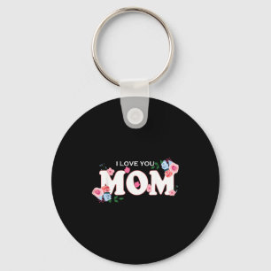 Chaveiro Feliz dia das mães, eu amo você mamãe