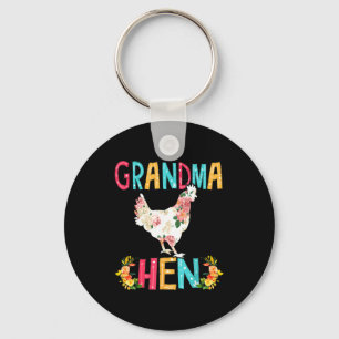 Chaveiro Feliz dia das mães orgulhosa avó floral frango ele