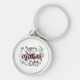 Chaveiro Feliz Dia de as mães 2025 - Floral cômoda para as