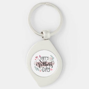 Chaveiro Feliz Dia de as mães 2025 - Floral cômoda para as