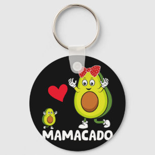 Chaveiro Feliz dia de as mães Mamãe Melhor Mãe Avocado Mama