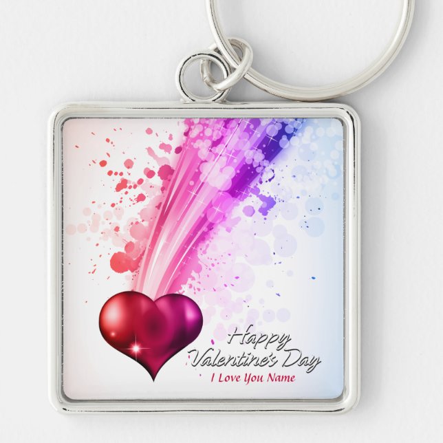 CHAVEIRO FELIZ DIA DE OS NAMORADOS 6 (Frente)