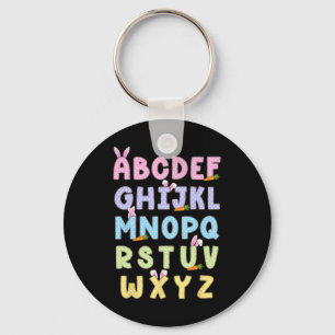 Chaveiro Feliz Dia de Páscoa Alfabeto Abcs Elemeno Para Pro