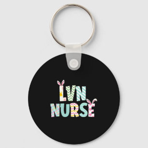 Chaveiro Feliz Dia de Páscoa Lvn Enfermeira Orelhas de Coel