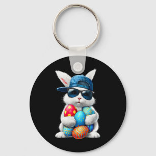 Chaveiro Feliz dia de Páscoa Ovos Coelho Meninos Meninas Cr