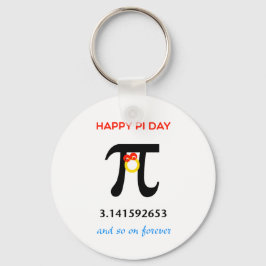 Chaveiro Feliz dia de pi, assim por diante