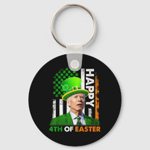 Chaveiro Feliz Dia de São Patrício Joe Biden 4 De Julho