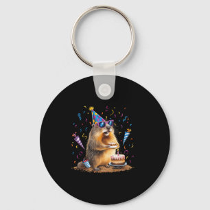 Chaveiro Feliz Dia do Groundhog 12 Fev Ground Hog Com Anive