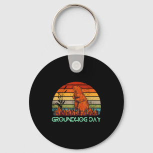 Chaveiro Feliz Dia do Groundhog 2023 Amantes Fantasia Engra