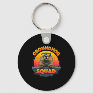 Chaveiro Feliz Dia do Groundhog 2025 - Aplicativo Divertido