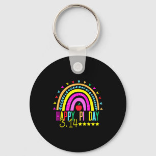 Chaveiro Feliz Dia do Pi Arco-íris 3,14 Número Pi Professor