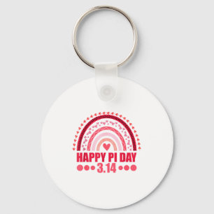 Chaveiro Feliz Dia do Pi Arco-íris 3,14 Número Pi Professor