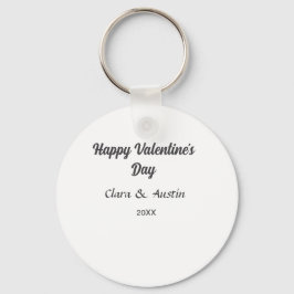 Chaveiro Feliz dia dos namorados adicione nome data simples