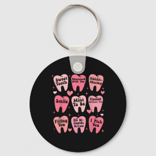 Chaveiro Feliz Dia dos Namorados Dentista Dentes Dente Engr
