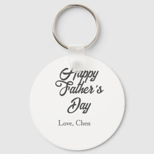 Chaveiro Feliz dia dos pais nome cinza amor melhor papai de