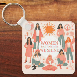 Chaveiro feliz dia internacional das mulheres