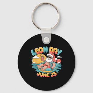 Chaveiro Feliz Dia Leon Papais noeis Verão Mais 6 Meses Par