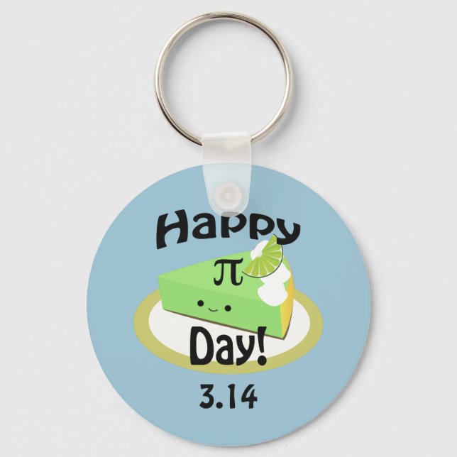 Chaveiro Feliz Dia Pi Feliz (Frente)