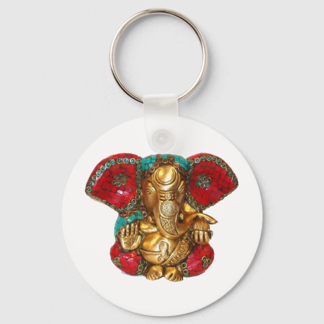 Chaveiro Feliz DIWALI - Obrigado GANAPATI Ganesh (Frente)