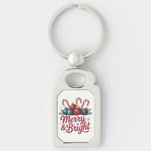 Chaveiro Feliz e Bright Christmas Magic