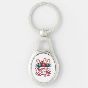 Chaveiro Feliz e Bright Christmas Magic