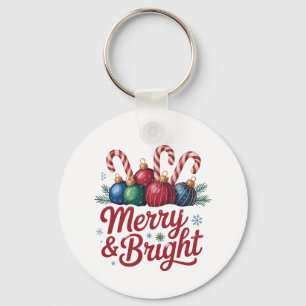 Chaveiro Feliz e Bright Christmas Magic