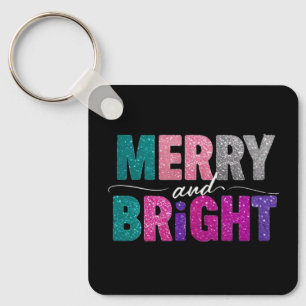 Chaveiro Feliz e Camisa Brilhante de Natal