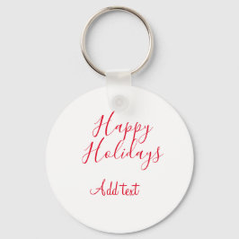 Chaveiro Feliz feriado natalino simples mi