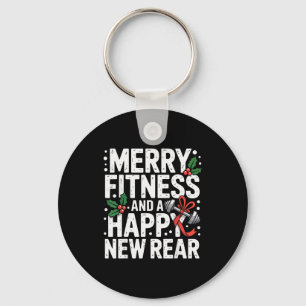 Chaveiro Feliz Fitness Feliz Ano Novo Treino de Traseiro Fi