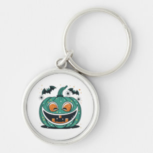 Chaveiro Feliz Halloween! Esculpa uma Abóbora!