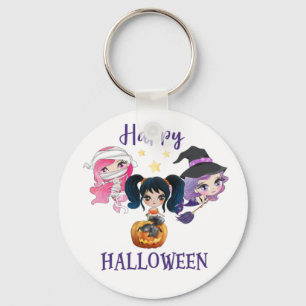 Chaveiro Feliz Halloween Sereia Assustadora chavei