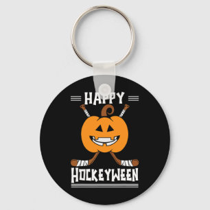 Chaveiro Feliz Hockeybetween Halloween Ice Player and H