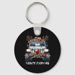 Chaveiro Feliz Jeepmas Rena de Natal Feia Iluminada