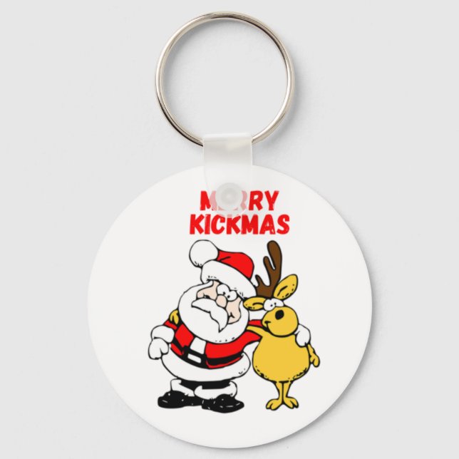 Chaveiro Feliz Kickmas (Frente)