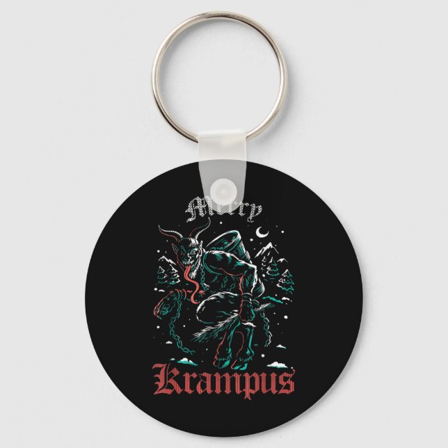 Chaveiro Feliz Krampus Natal Xmas Horror Ugly Mau Paja (Frente)