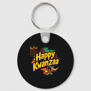 Chaveiro Feliz Kwanzaa Natal Feliz Kwanza Afro-Americano