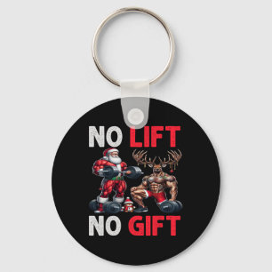 Chaveiro Feliz Liftmas Papais noeis Musculares Arranjo de X