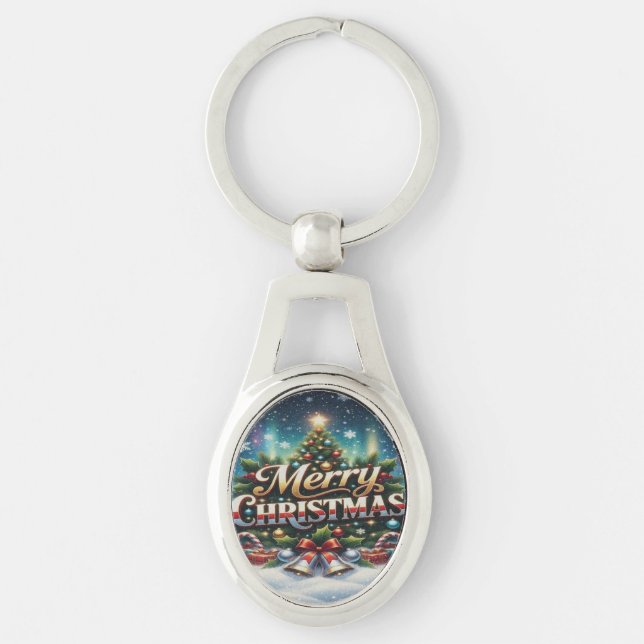 Chaveiro Feliz Natal (Frente)