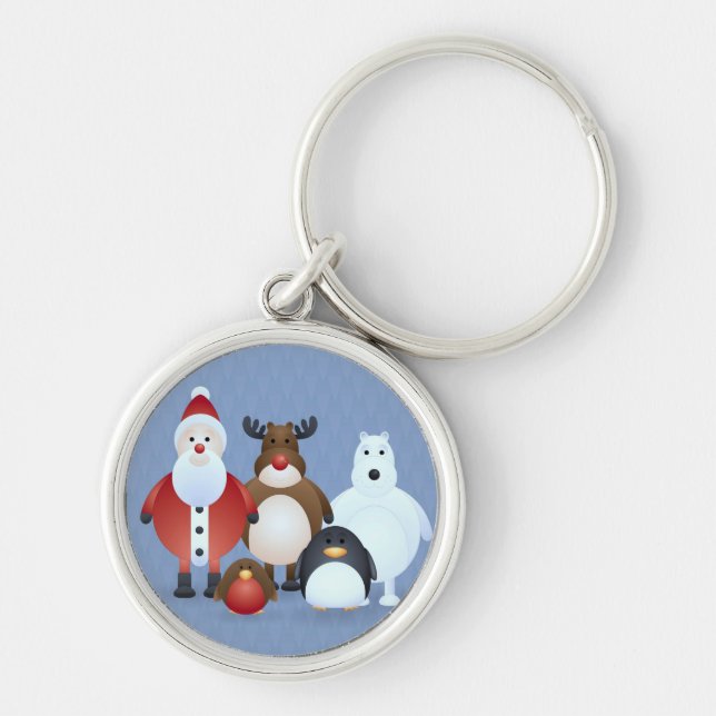 Chaveiro Feliz Natal (Frente)