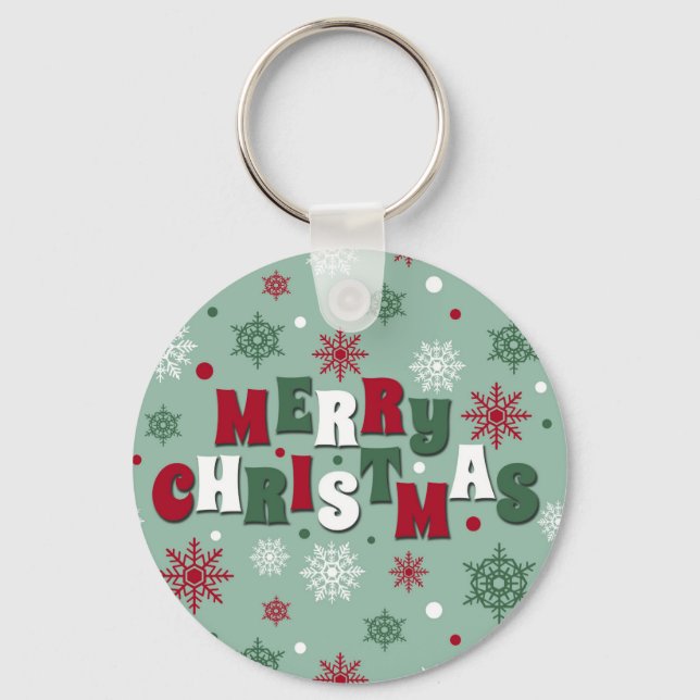 Chaveiro Feliz Natal (Frente)